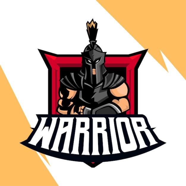 ILUSTRACIÓN DEL VECTOR DEL LOGOTIPO DE LA MASCOTA DEL ESPORT DE GUERRERO