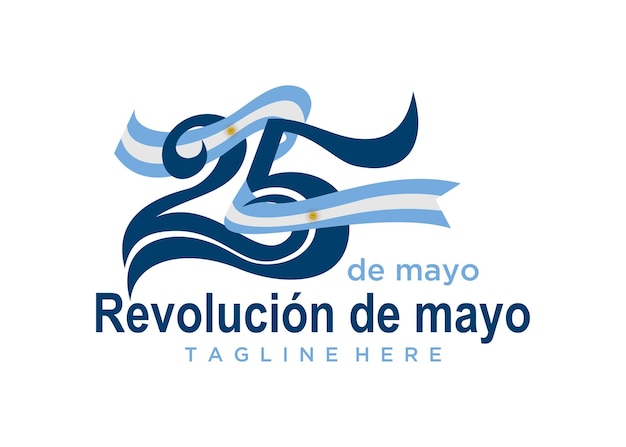 ilustración 25 de mayo Día de la Revolución. Día de la Revolución de Mayo. Revolución de Mayo de Argentina.