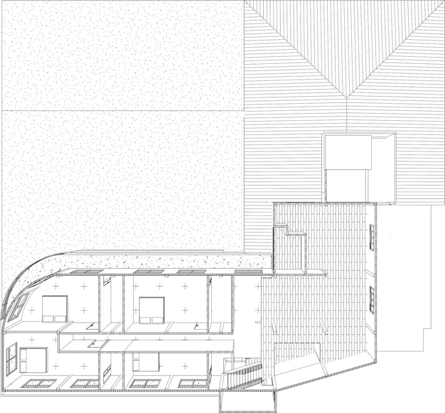 Ilustración en 3D del proyecto de construcción