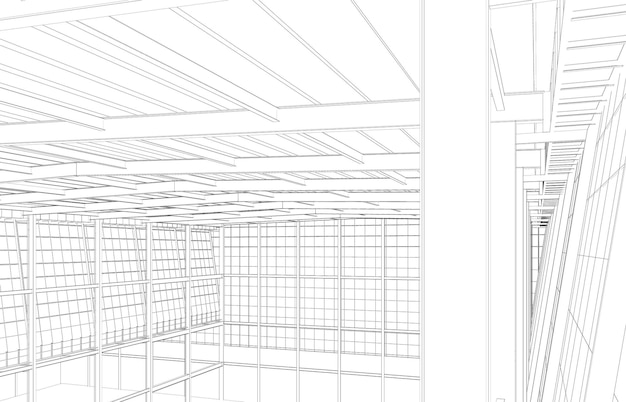Ilustración en 3D del proyecto de construcción