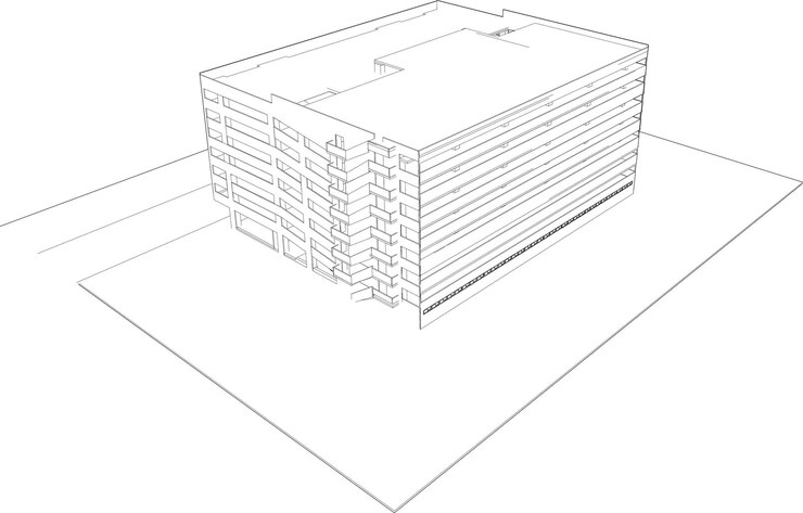 Vector ilustración 3d del proyecto de construcción