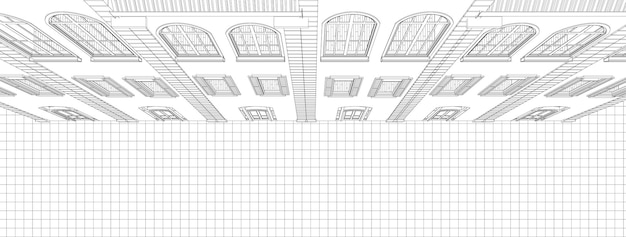 Ilustración en 3D del proyecto de construcción