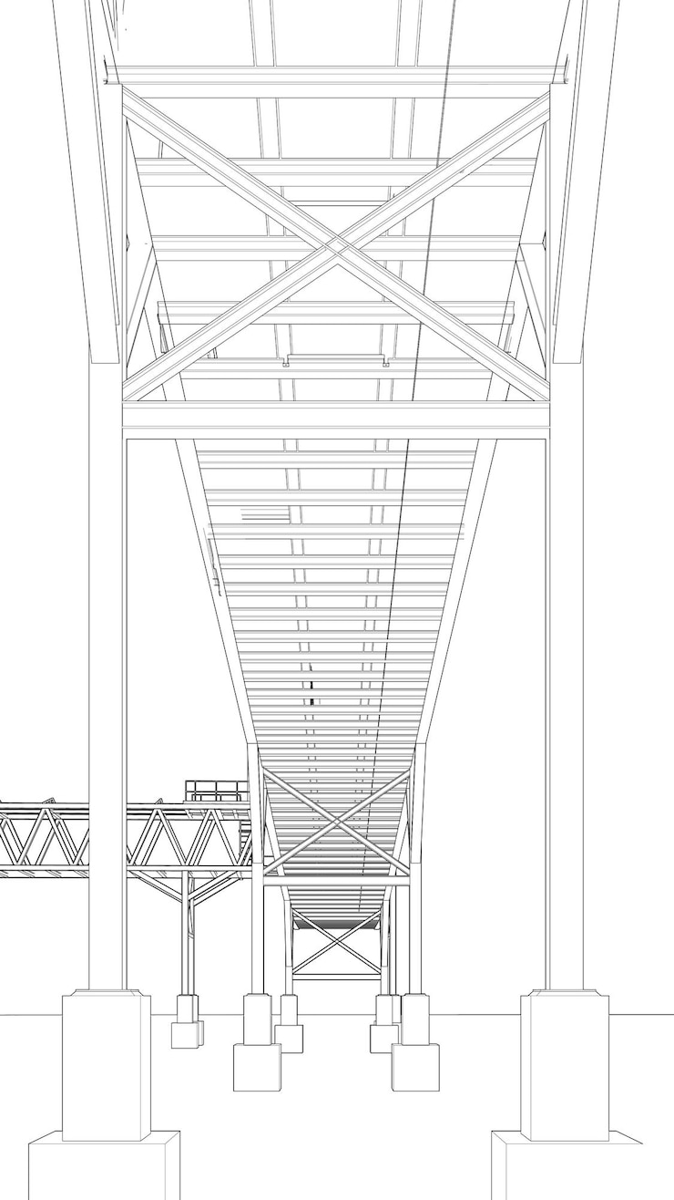 Vector ilustración 3d de un proyecto industrial