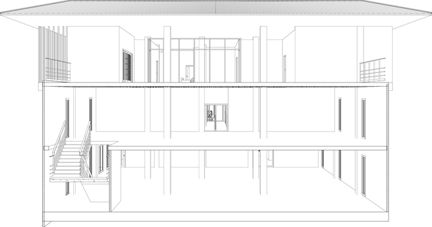 Ilustración 3D de un proyecto residencial