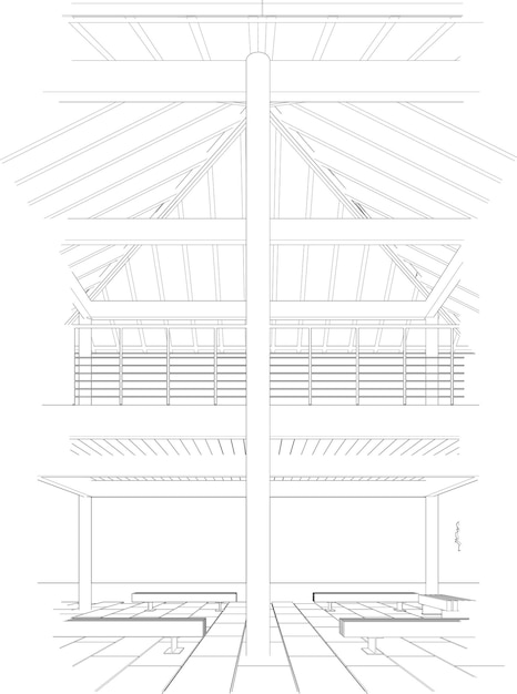 Ilustración 3D de proyecto residencial.