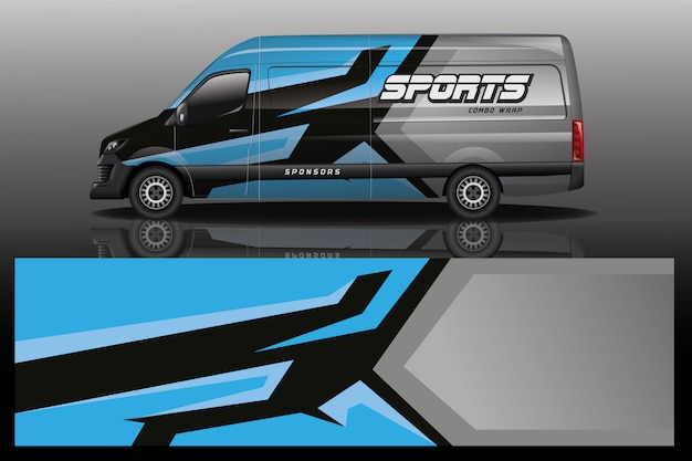 Ilustración de abrigo de calcomanía de coche deportivo