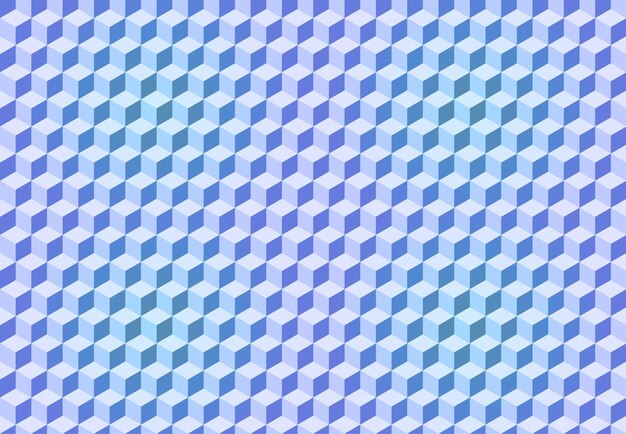 Ilustración abstracta de arte de cubo vectorial de patrones sin fisuras Plantilla de interfaz web y móvil Diseño de sitio web corporativo Estilo hipster Colores suaves
