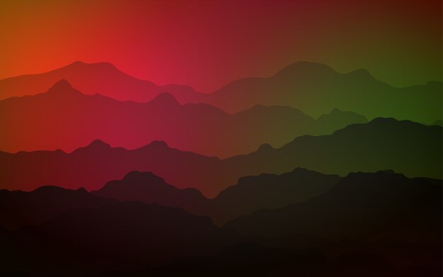 Ilustración abstracta de brillo con líneas irónicas.