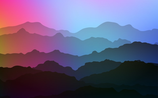 Ilustración abstracta de brillo con líneas irónicas.