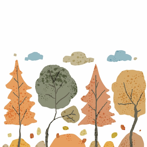 ilustración abstracta de color suave para la decoración