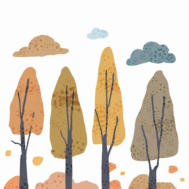 ilustración abstracta de color suave para la decoración