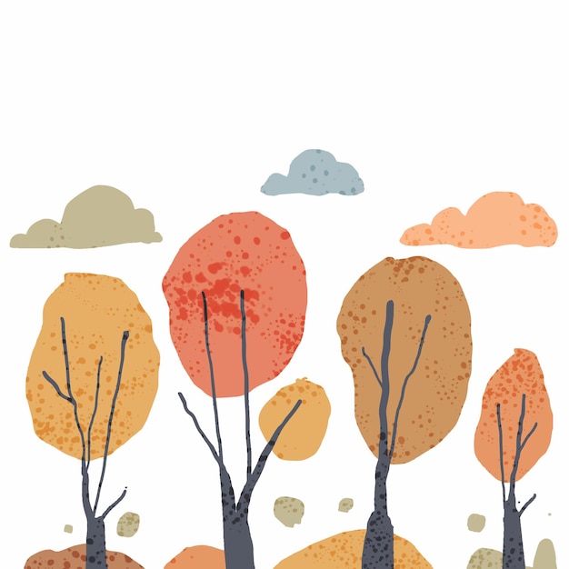 ilustración abstracta de color suave para la decoración