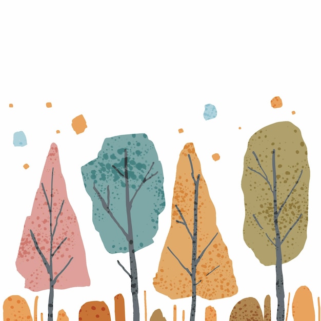 ilustración abstracta de color suave para la decoración