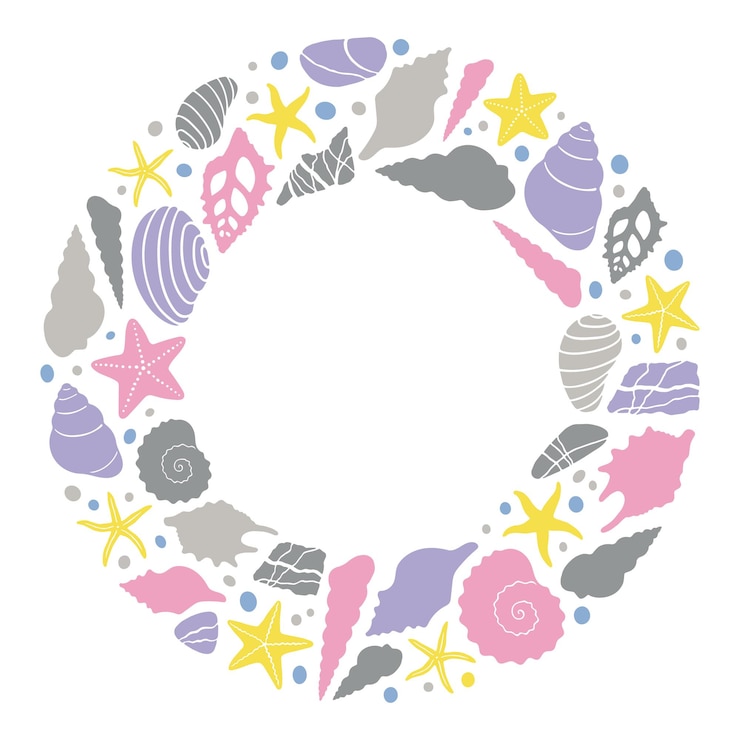 Vector ilustración abstracta del concepto de horario de verano corona redonda