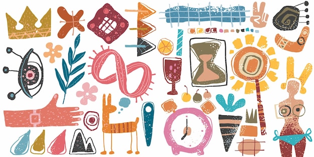 ilustración abstracta para decoración