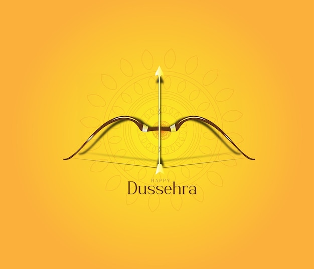 Vector ilustración abstracta de dussehra. vector