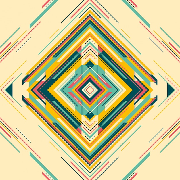 Ilustración abstracta geométrica.