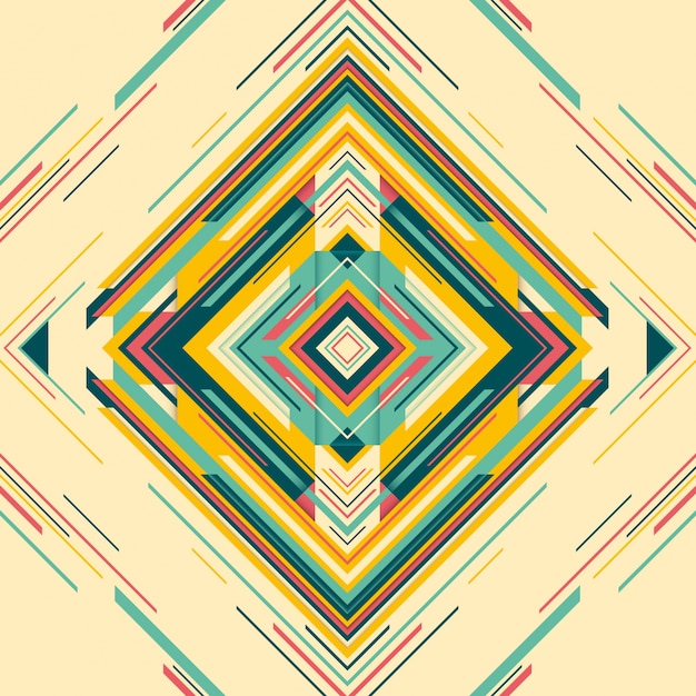 Ilustración abstracta geométrica.