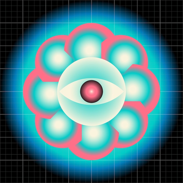 Ilustración abstracta Gradiente de color de fondo
