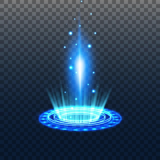 Ilustración abstracta de onda de brillo blanco vectorial Partículas brillantes de rastro de polvo de estrella blanca aisladas sobre fondo transparente Concepto mágico