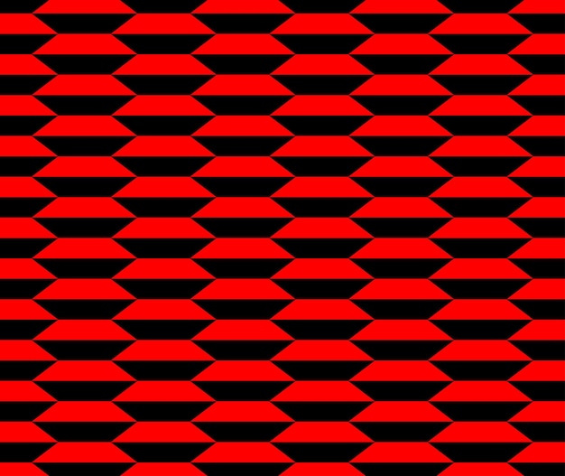 Ilustración abstracta roja y negra fondo geométrico