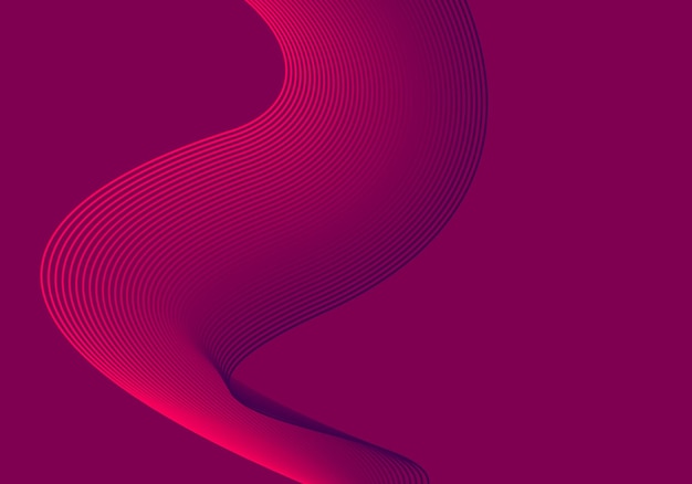 una ilustración abstracta roja de una serpiente con un fondo rojo