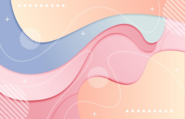 una ilustración abstracta rosa y azul de un fondo abstracto con un remolino rosa y azul