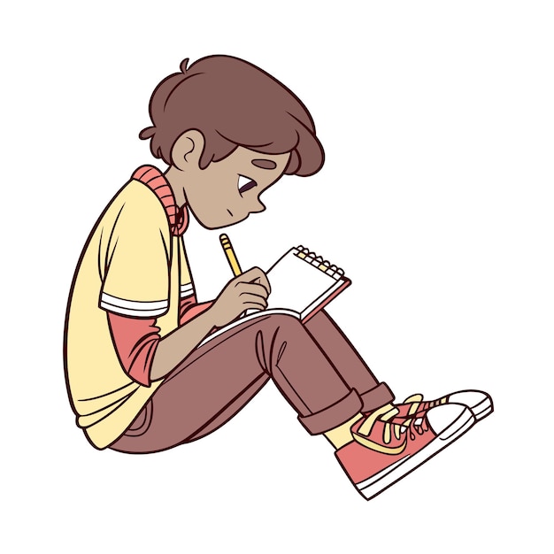 Ilustración de la actividad estudiantil
