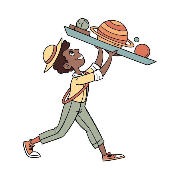 Ilustración de la actividad estudiantil