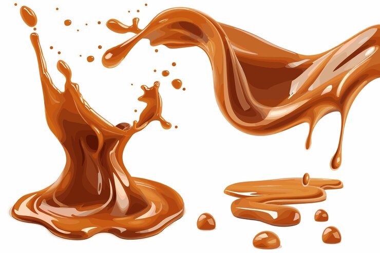 Vector ilustración de acuarela de chocolate diseño de elementos submarinos dibujados a mano