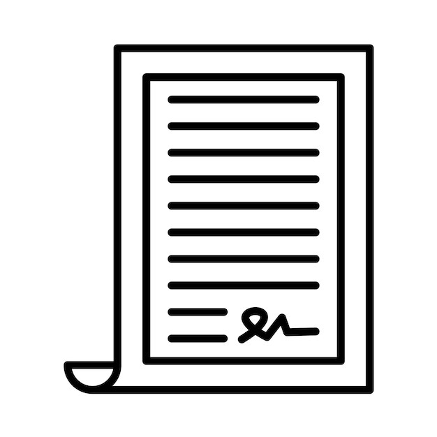 Ilustración del acuerdo de línea