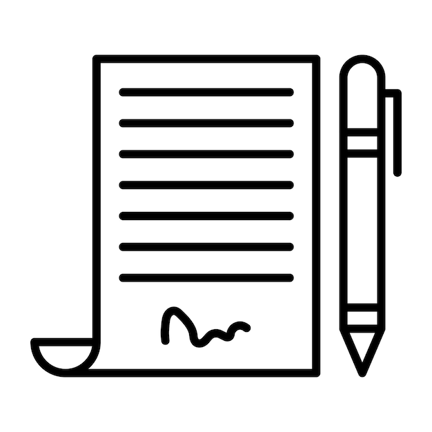Ilustración del acuerdo de línea