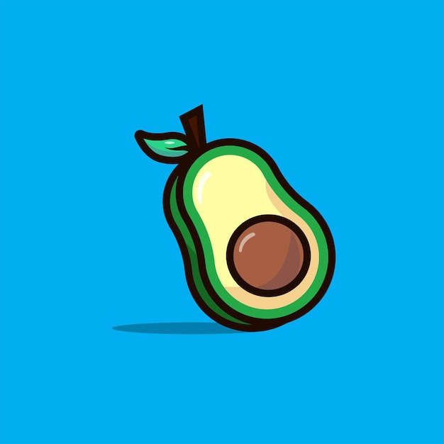 Ilustración de aguacate