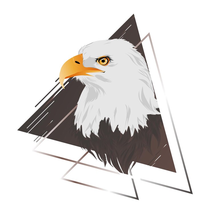 Vector ilustración del águila