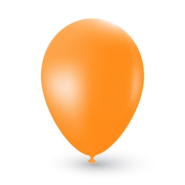 Ilustración aislada de la decoración de la celebración de la fiesta de cumpleaños del globo realista