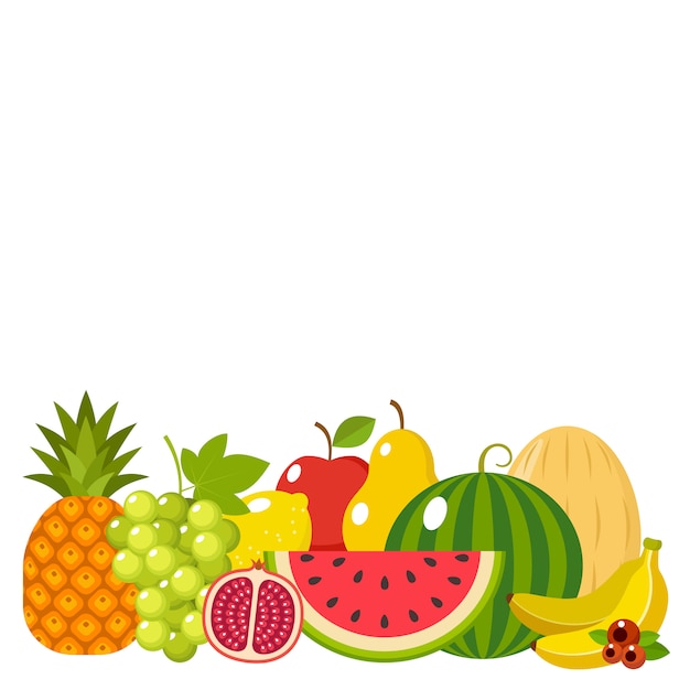 Vector ilustración aislada de fruta