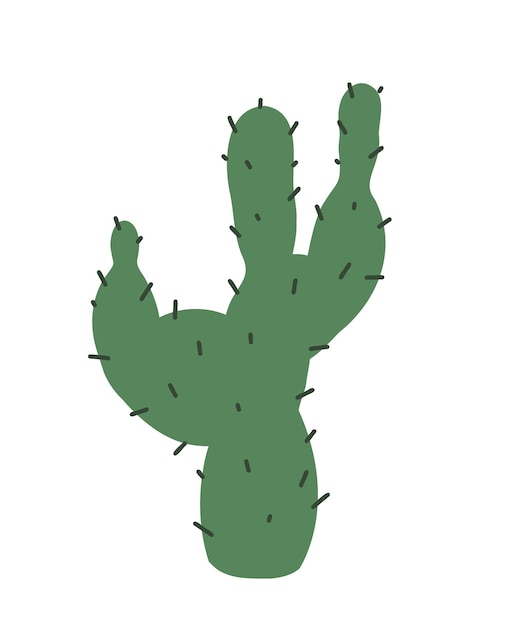Ilustración aislada de la planta de sactus Vector