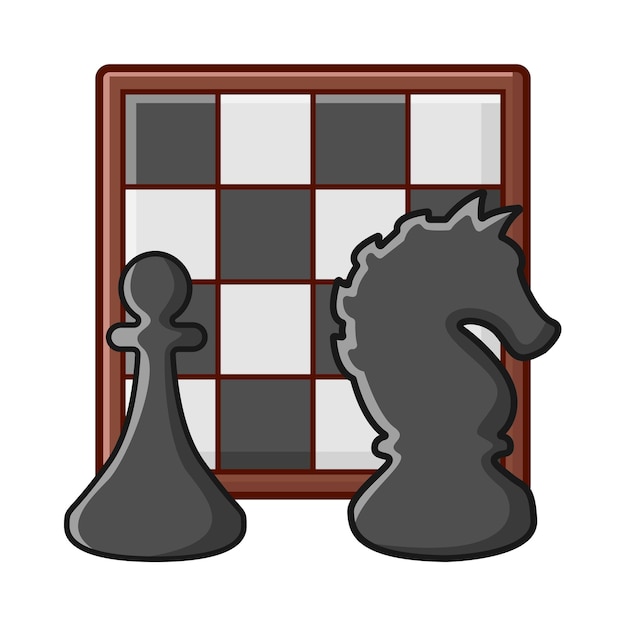 Vector ilustración de ajedrez