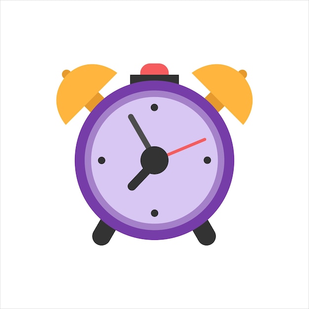 Ilustración de alarma basada en vectores Concepto de diseño moderno
