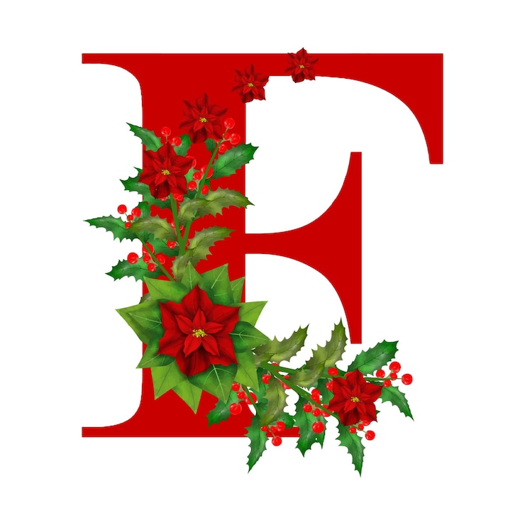 Vector la ilustración del alfabeto navideño es perfecta para tazas, bolsos, almohadas, camisetas, etc. lo que quieras