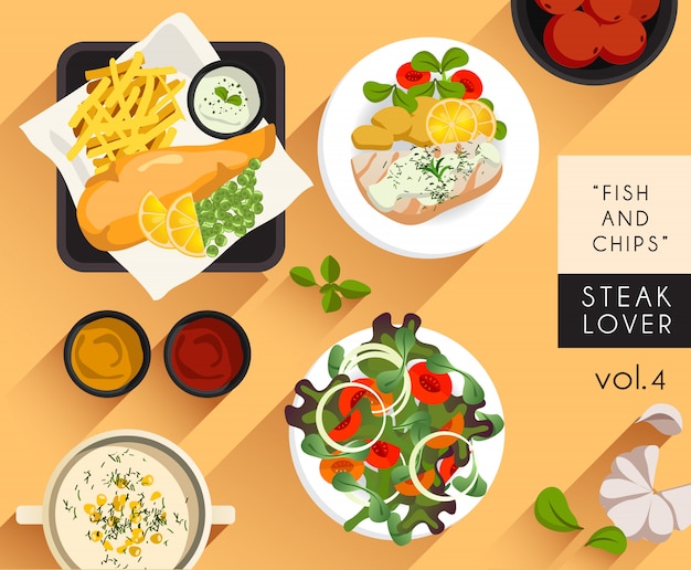 Ilustración de alimentos: Steak Lover Set