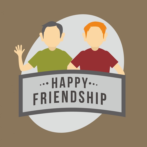 Ilustración de la amistad