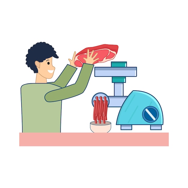 Ilustración de amoladora