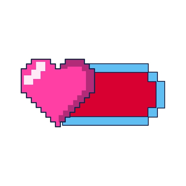 Vector ilustración del amor del juego