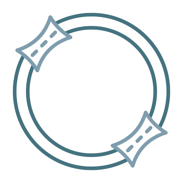 Ilustración del anillo aplanado