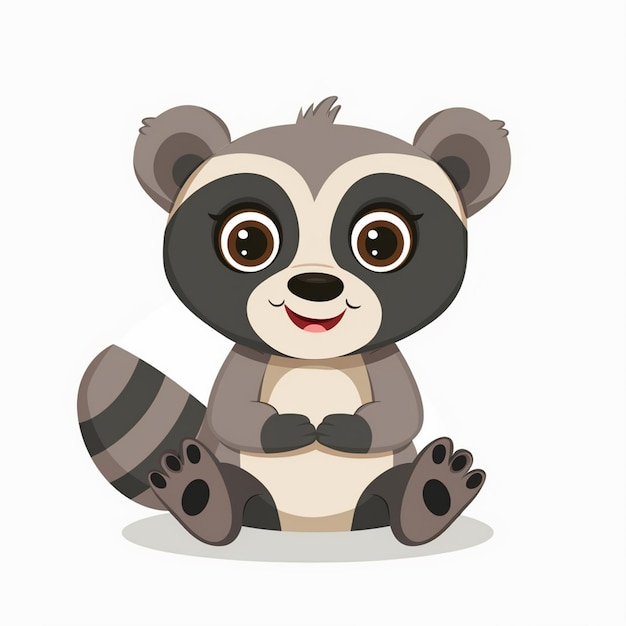 Ilustración animal set vectorial lindo personaje del zoológico de dibujos animados naturaleza león aislado salvaje salvaje