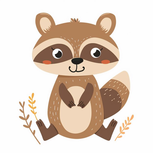 Ilustración animal set vectorial lindo personaje del zoológico de dibujos animados naturaleza león aislado salvaje salvaje