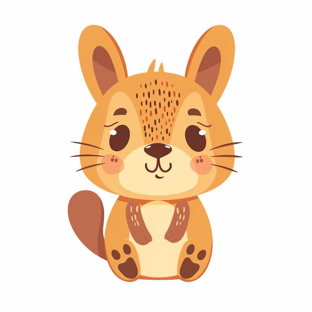 Ilustración animal set vectorial lindo personaje del zoológico de dibujos animados naturaleza león aislado salvaje salvaje