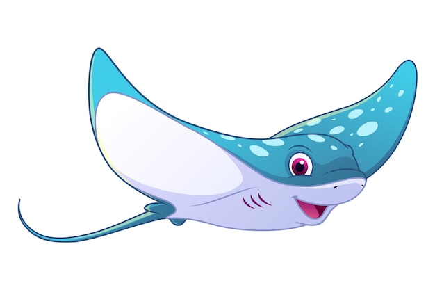 Ilustración de animales de dibujos animados de raya pequeña | Vector Premium Ilustración de animales de dibujos animados de raya pequeña | Vector Premium