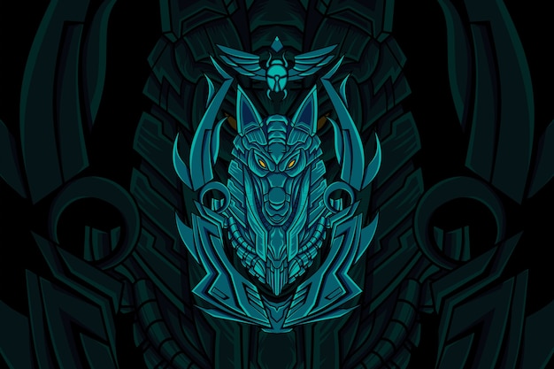 Ilustración de Anubis